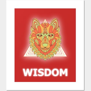 Spirit Wolf - Wisdom Posters and Art